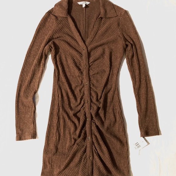 NWT Juniors Speechless Button Down Sweater Dress - Picture 1 of 5